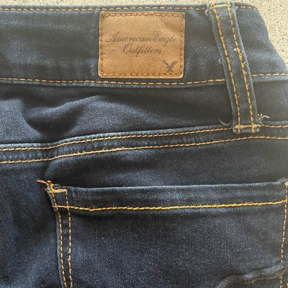 #50 AEO American Eagle Outfitters super stretch skinny jeggings - Picture 5 of 9